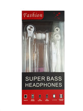 Fashion Super Bass Flat Cable Earphones