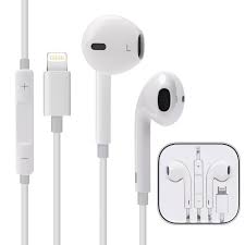 Stereo Hands Free Bluetooth Lightning Earpods With Volume Control For IPhone