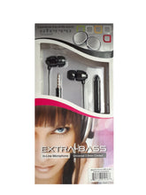Extra Bass Stereo Earphones With In-Line Microphone