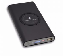 Load image into Gallery viewer, (NEW) 2 in 1 Power Bank &amp; Wireless Charger Qi Standard Of 10000mAh